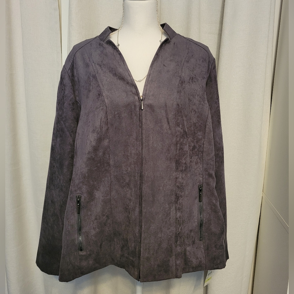 NEW! Microsuede Jacket
